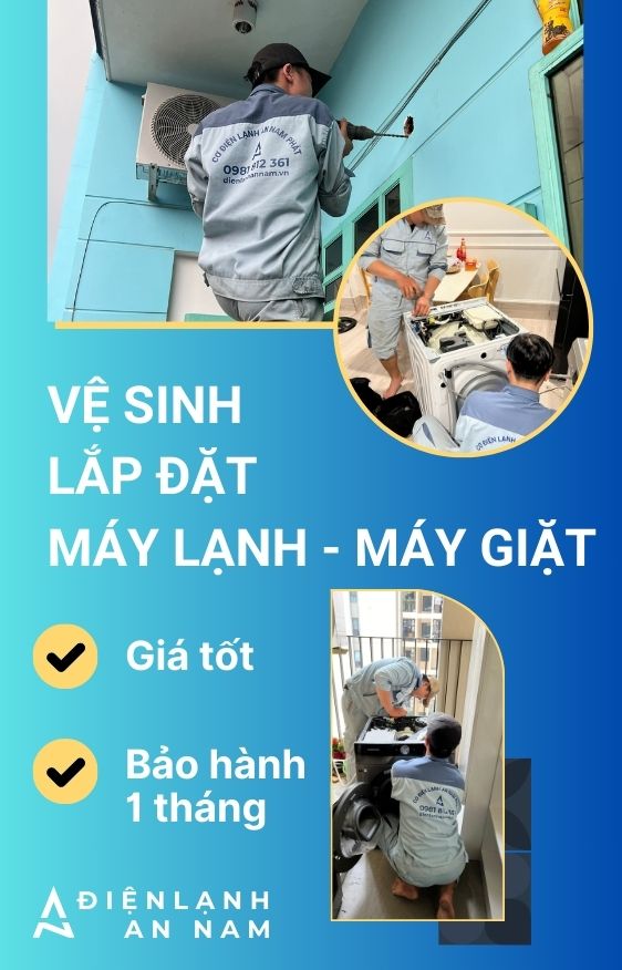 Đặt lịch vệ sinh máy lạnh, máy giặt ngay hôm nay!