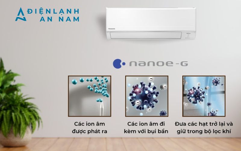 Công nghệ lọc khí trên máy lạnh Panasonic