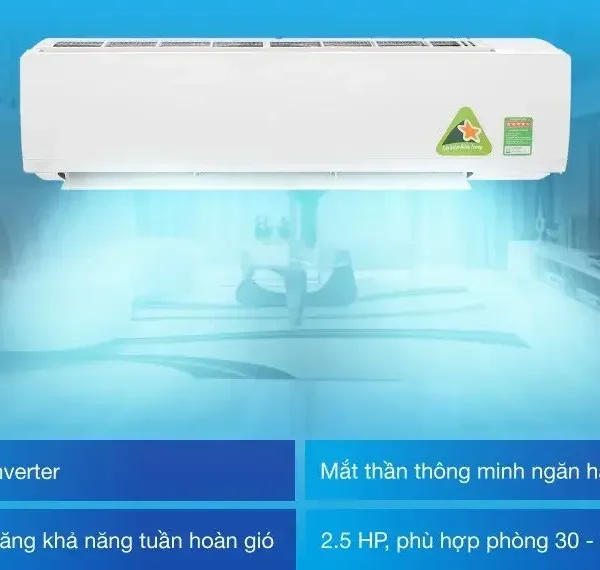 may lanh daikin inverter 25 hp ftkc60uvmv 5