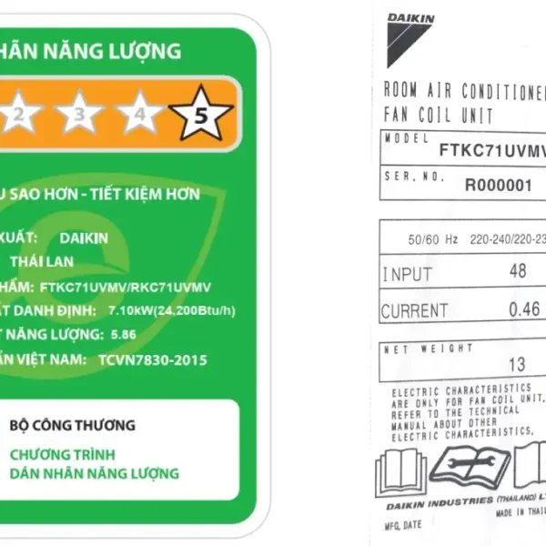 may lanh daikin inverter 3 hp ftkc71uvmv 3