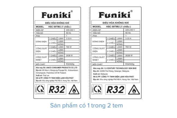 may lanh funiki 1 hp hsc09tmu 8