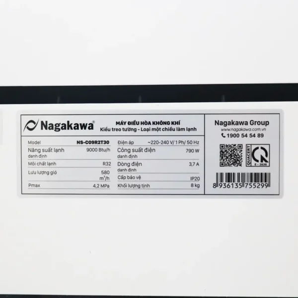 may lanh nagakawa 2 hp ns c18r2t30 6