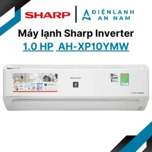 may lanh sharp inverter 1 hp ah xp10ymw 1