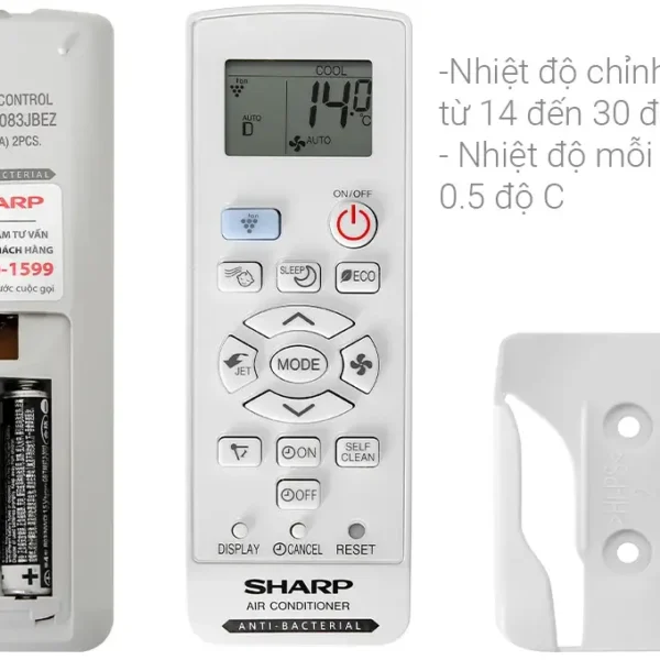 may lanh sharp inverter 1 hp ah xp10ymw 10