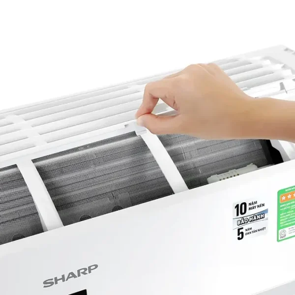 may lanh sharp inverter 1 hp ah xp10ymw 8