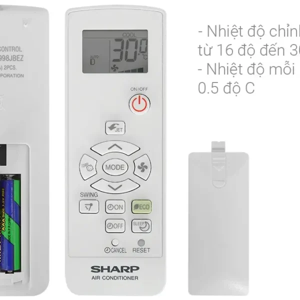 may lanh sharp inverter 15 hp ah x13zew 10