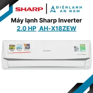 may lanh sharp inverter 2 hp ah x18zew 1