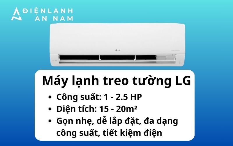 Thông tin về máy lạnh treo tường LG