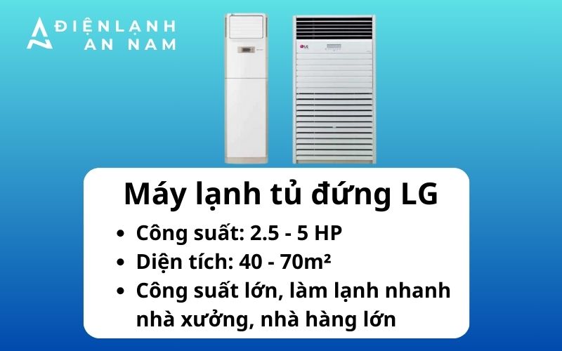 Thông tin về máy lạnh tủ đứng LG