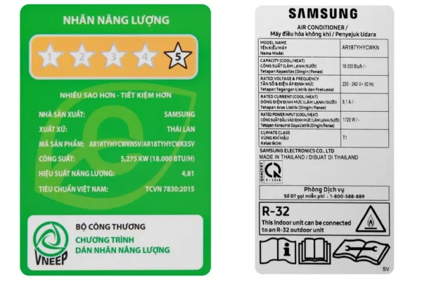 samsung inverter 2 hp ar18tyhycwknsv 8