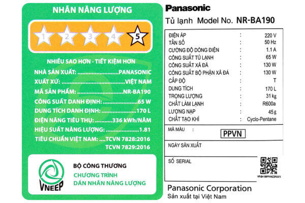 tu lanh panasonic inverter 170l nr ba190ppvn 11