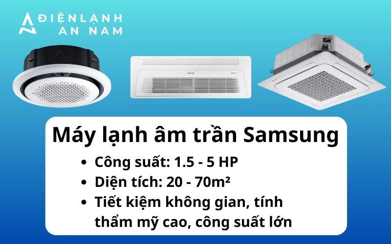 Máy lạnh âm trần Samsung