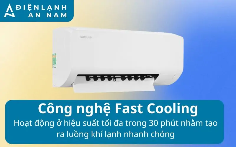 Công nghệ Fast Cooling giúp làm lạnh nhanh chóng