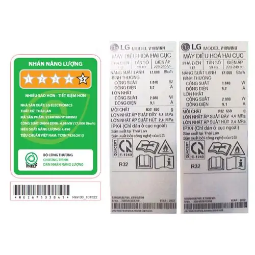 LG Inverter 2 HP V18WIN