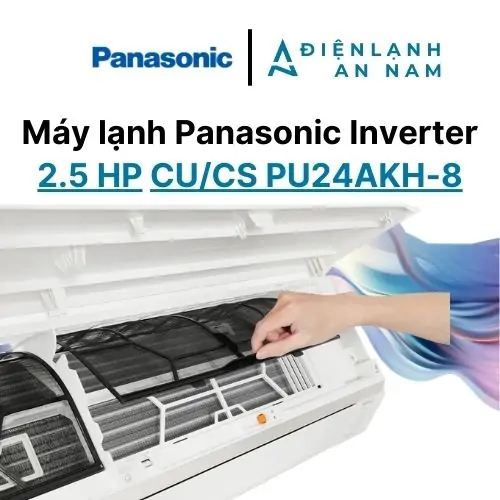 Panasonic Inverter 2.5 HP CU/CS-PU24AKH-8