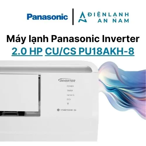 Panasonic Inverter 2 HP CU/CS-PU18AKH-8