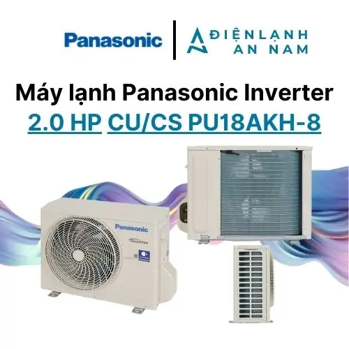 Panasonic Inverter 2 HP CU/CS-PU18AKH-8