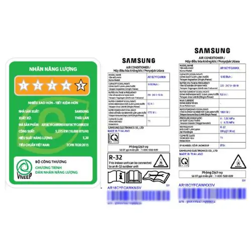 Samsung Inverter 2 HP AR18CYFCAWKNSV