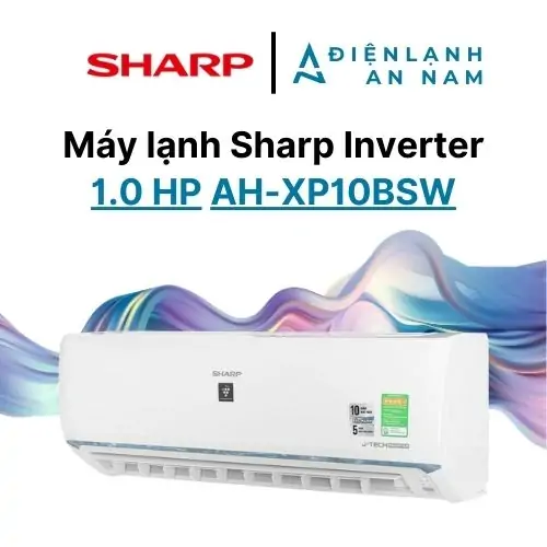 Sharp Inverter 1 HP AH-XP10BSW