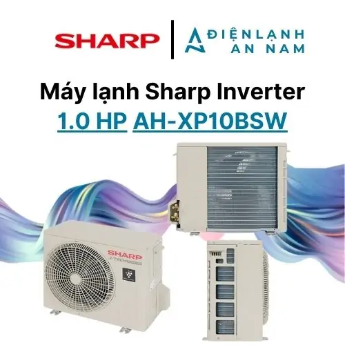 Sharp Inverter 1 HP AH-XP10BSW